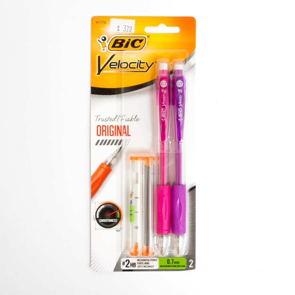 Bic, Pencils, Art & School, Velocity, 0.7mm, 2 count, 157439